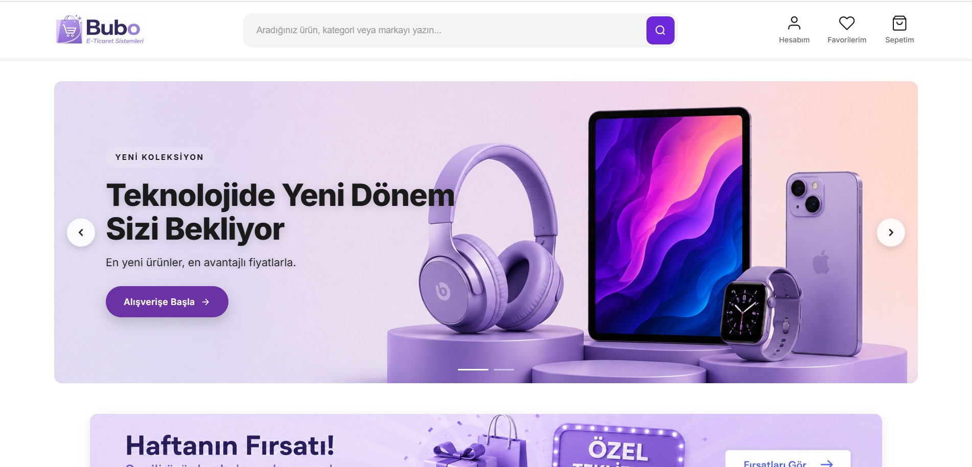 Bubo E-Ticaret Sistemleri