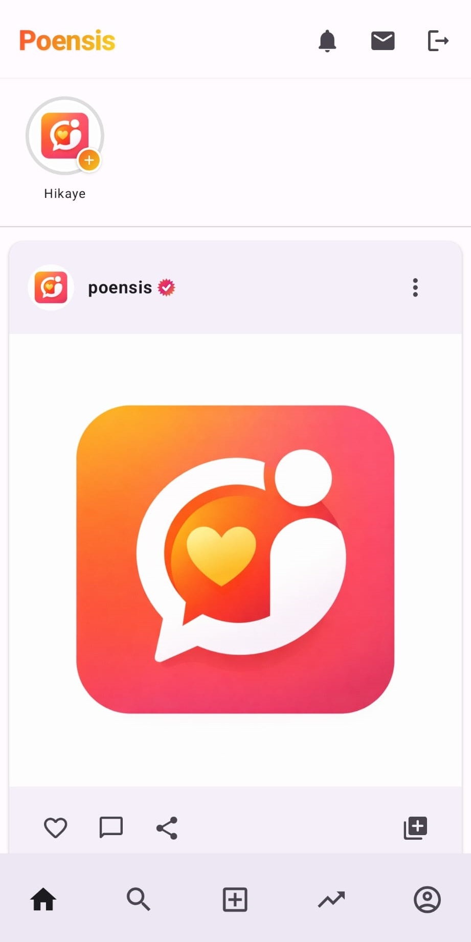 Poensis Sosyal Medya Uygulaması